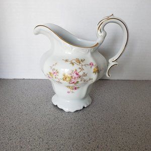 JOHANN HAVILAND  Creamer  / Gravy Michele Pink White Shabby